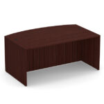 Bow Front Desk - Image 4