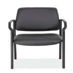 OS Big & Tall Collection Guest Chair with Arms and Black Frame - Image 2