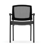 Parson Collection Micro Mesh Back Side Chair with Arms 1 - Image 3