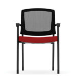 Parson Collection Micro Mesh Back Side Chair with Arms 1 - Image 5