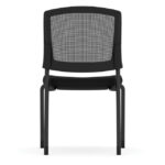 Parson Collection Armless Micro Mesh Back Side Chair 1 - Image 8