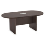 Racetrack Conference Table with Slab Base - Image 5