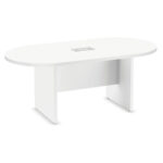 Racetrack Conference Table with Slab Base - Image 2