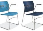 Stackable Chairs with or with our Arms w/Chrome Base