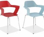 Stackable Chairs w/Chrome Frame