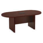 Racetrack Conference Table with Slab Base - Image 7