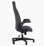 Tris=033 Blue Striker Collection High Back Gaming Chair with Black Frame - Image 4