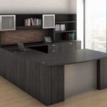 Desk u shape-GrayOS22V