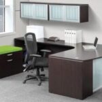L030 - Desk L Shape EspressoOS43