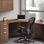 Desk L Shape WalnutOS31