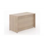 48" Rectangular desk shell - Straight laminate modesty panel
