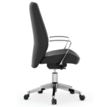 Tris=013 Empire Collection Executive Leather Mid Back with Chrome Frame - Image 4