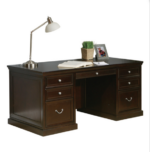 Tris=026 Markle Collection 68" Double Pedestal Desk - Image 2