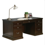 Tris=026 Markle Collection 68" Double Pedestal Desk